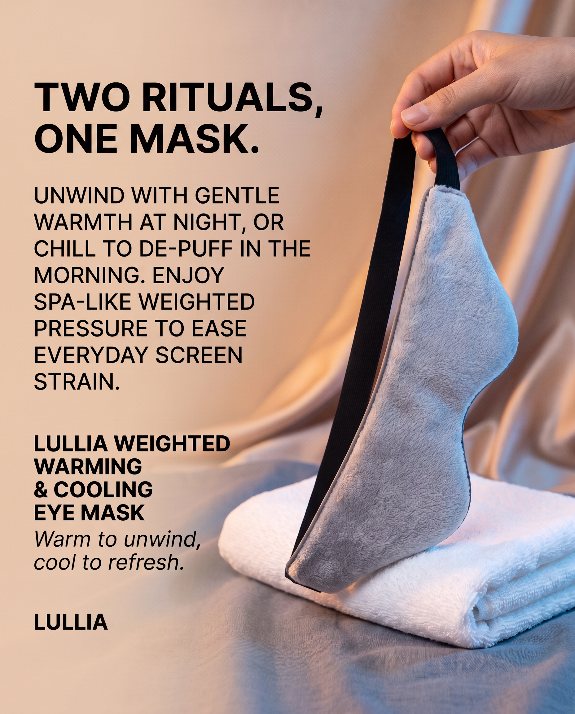 Lullia Weighted Warming & Cooling Eye Mask