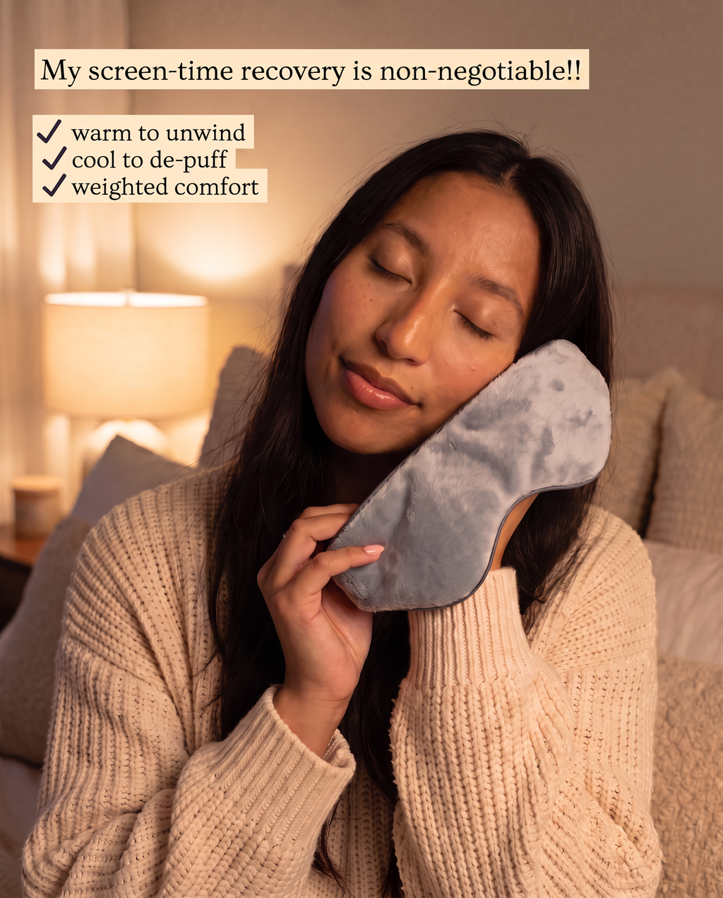 Lullia Weighted Warming & Cooling Eye Mask