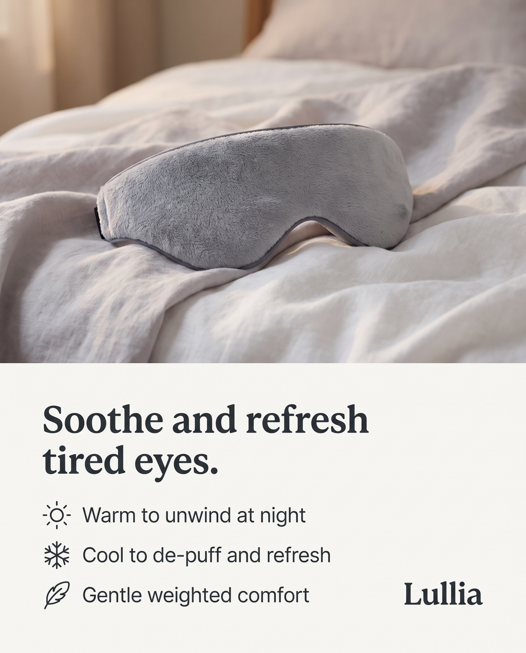 Lullia Weighted Warming & Cooling Eye Mask