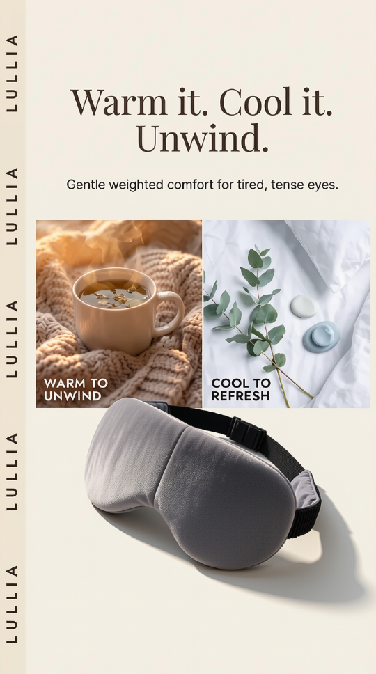 Lullia Weighted Warming & Cooling Eye Mask